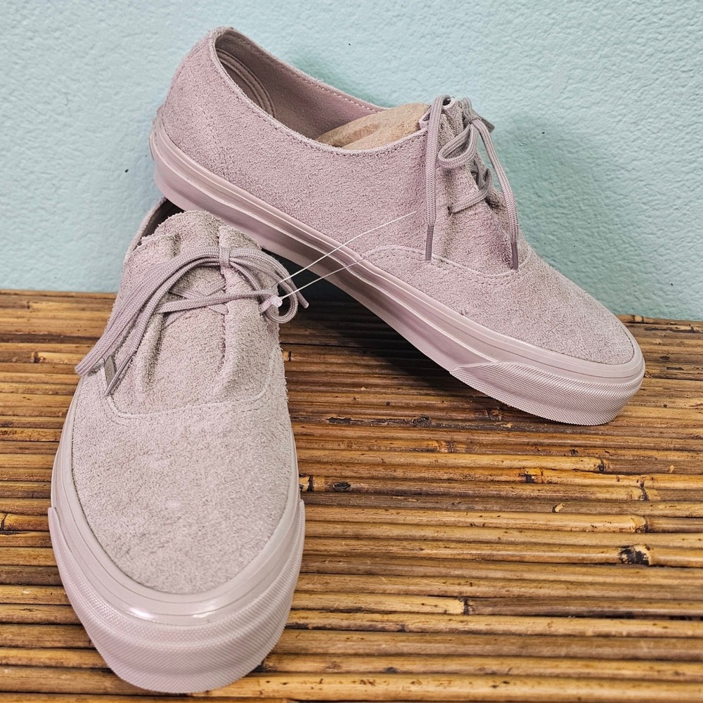 Vans Authentic Ease LX Mushroom Nappy Suede Low Top Sneakers Mens 11 507452